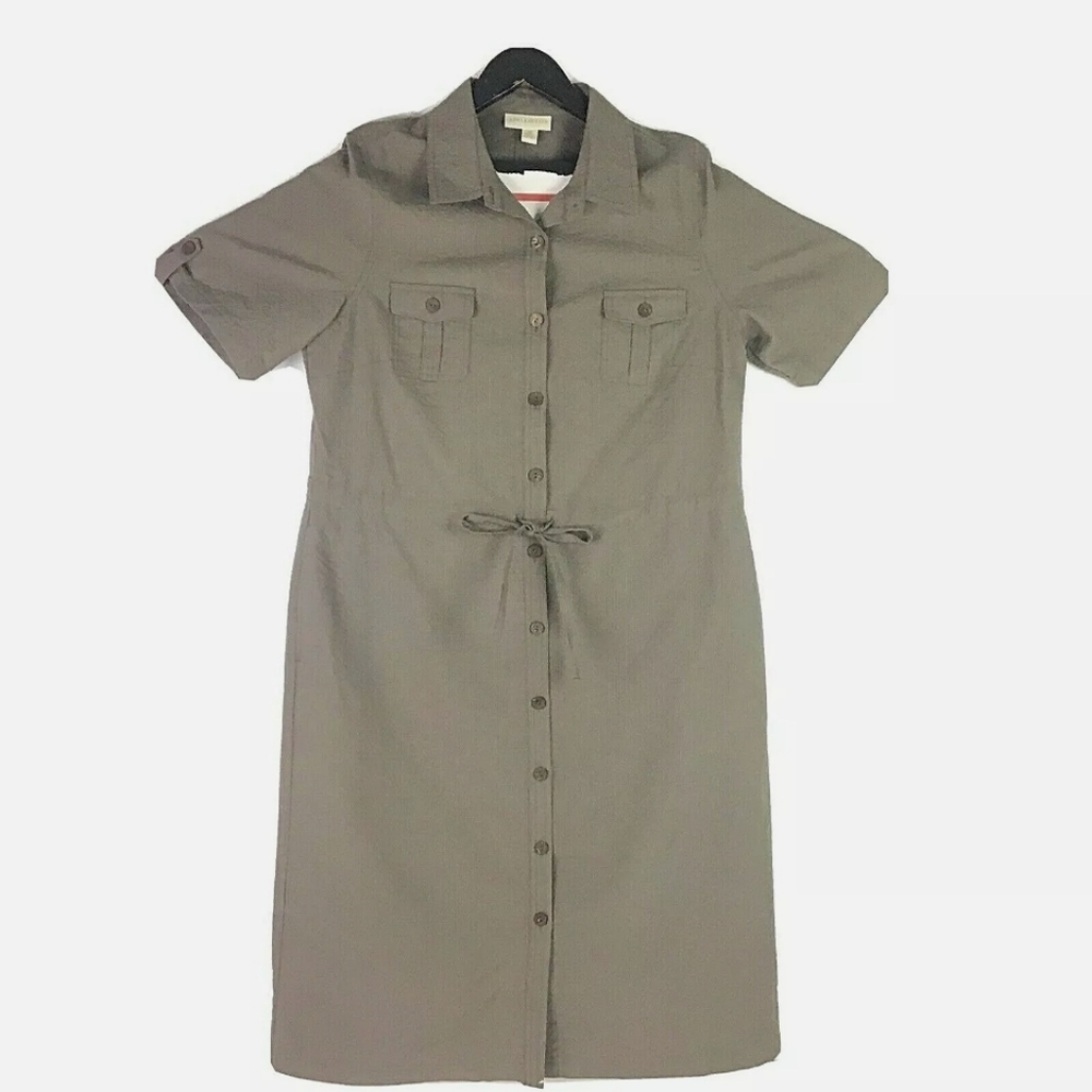 Appleseeds Womens Sz 6P Olive Green Textured